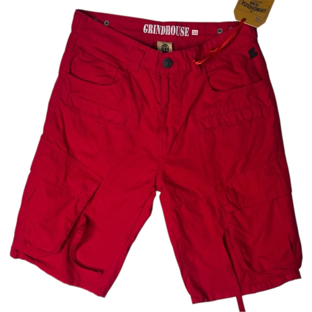 Sz various Red Cargo Shorts for Men